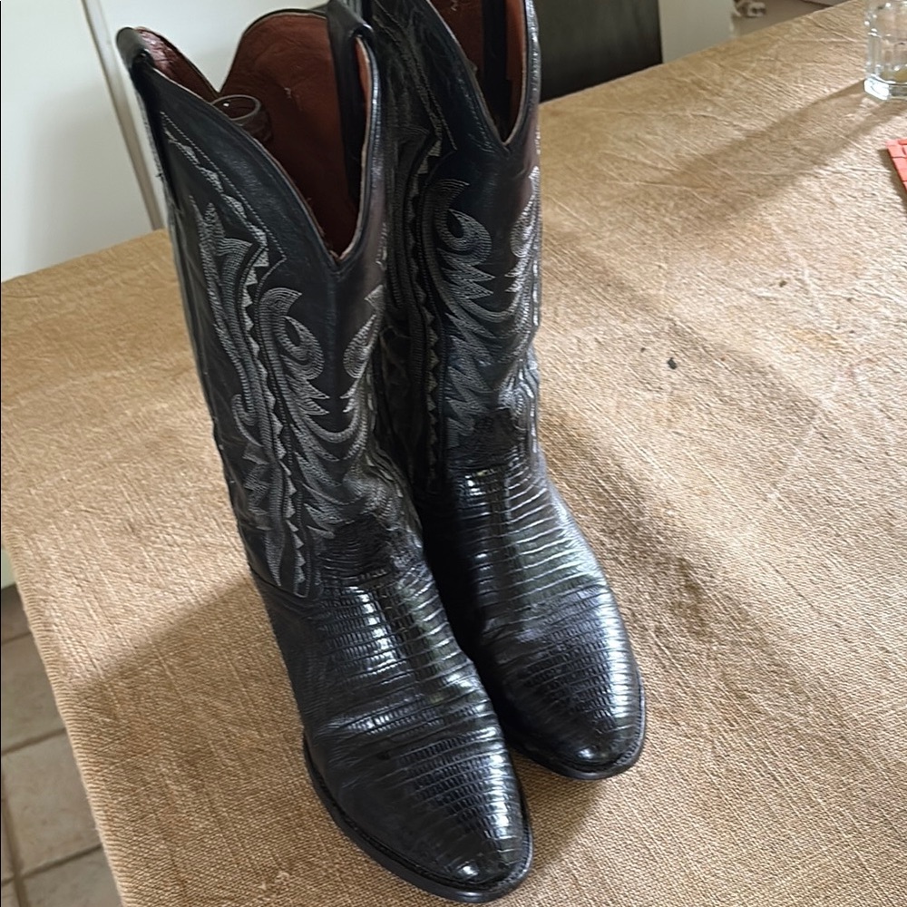 Dan Post Black and Gray Men's Boots